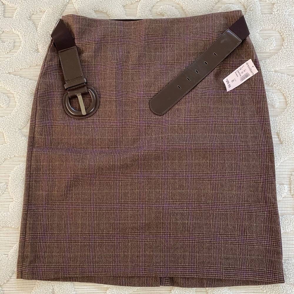 Plaid pencil skirt from dressbarn, new with tags
